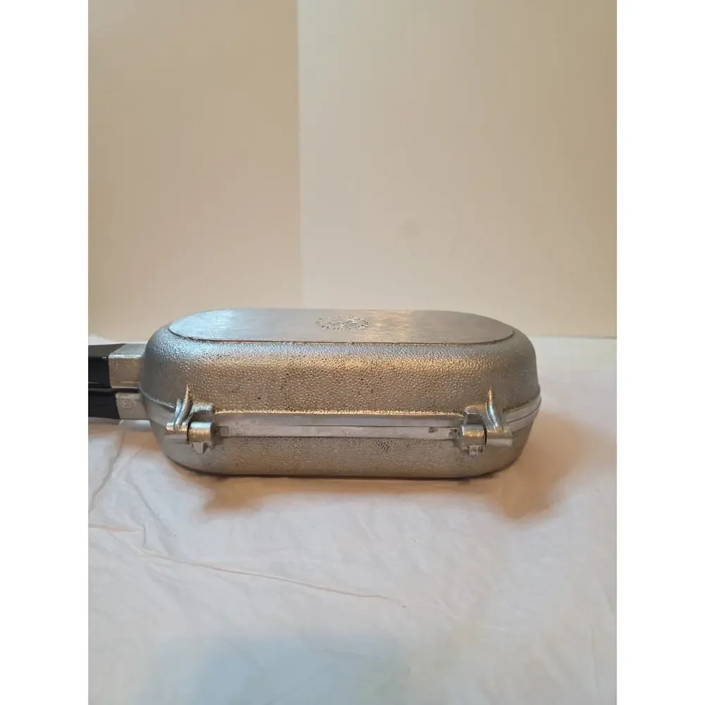 Guardian Service Ware Double Side Fish Omelet Hinged Fry Flip Pan Skillet USA EX